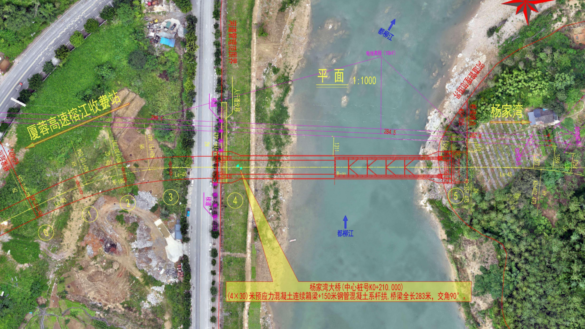 榕江县杨家湾渡口改桥安全提升工程开工